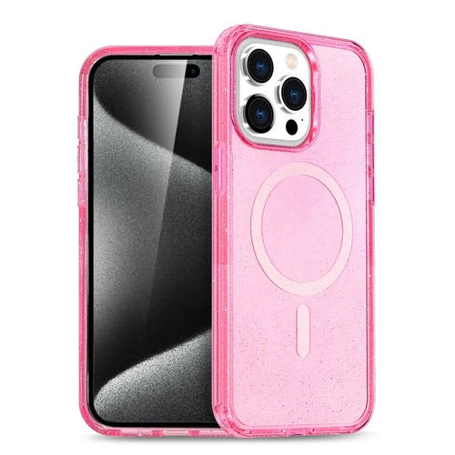 Joko Apple iPhone 15 Pro Max Glow Magsafe Kapak - Pembe