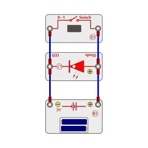 Blok Devreler Elektronik Eitim Seti - 30 Proje