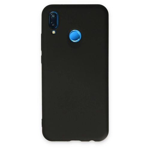 Newface Huawei P20 Lite Klf Nano ii Kadife Silikon - Siyah