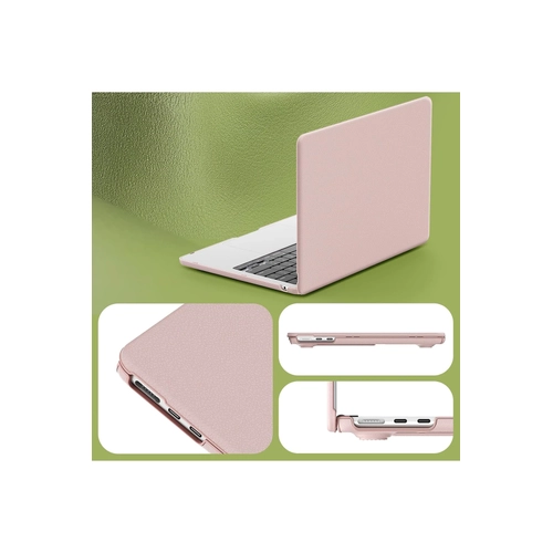 Newface Macbook Air 13.6 Macbook Deri Kapak - Pembe