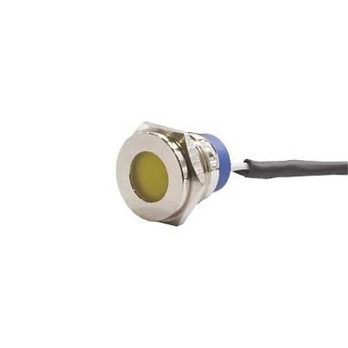 16mm 24v Sar Led Metal Kablolu Sinyal Lambas IP67 GQ16T-Y