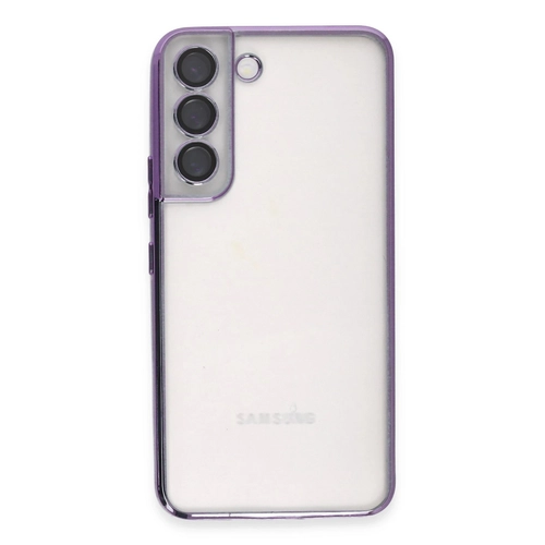Newface Samsung Galaxy S22 Klf Razer Lensli Silikon - Mor