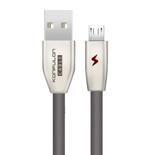 Konfulon S53 Led Ikl Micro USB Kablo 1M 3A - Siyah