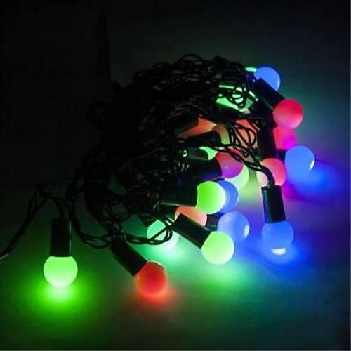 Dekoratif RGB erit Led 5 Metre - Yuvarlak Ik