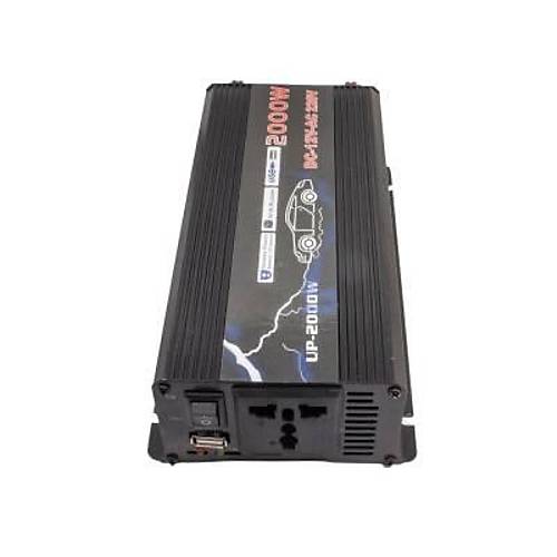 UP-2000W DC12V'tan AC220V'a Dntrc - 2000W inverter