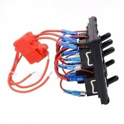 5'li ON-OFF Toggle Switch Panel - akmaklk kl