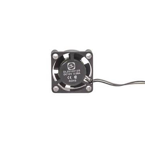 25x25x10mm 12V 0.08A Fan 2 Kablolu