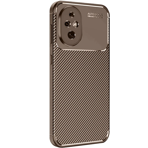 Newface Honor 200 Klf Auto Focus Karbon Kapak - Kahverengi
