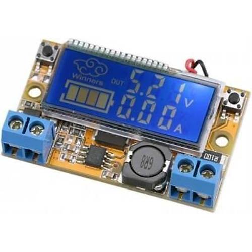 DC-DC LCD Ekranlı 3A Ayarlanabilir Voltaj Regülatörü
