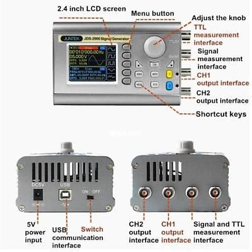 JDS2900 60MHz DDS ift Kanal Sinyal Jeneratr