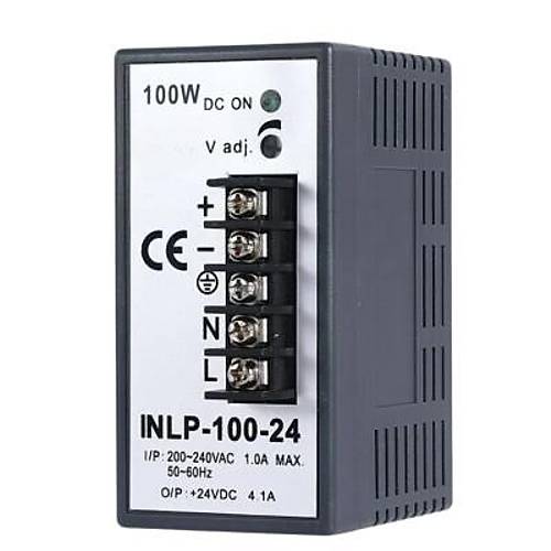 INLP-100-24 - 100W 24VDC 4.1A Raya Montajl G Kayna