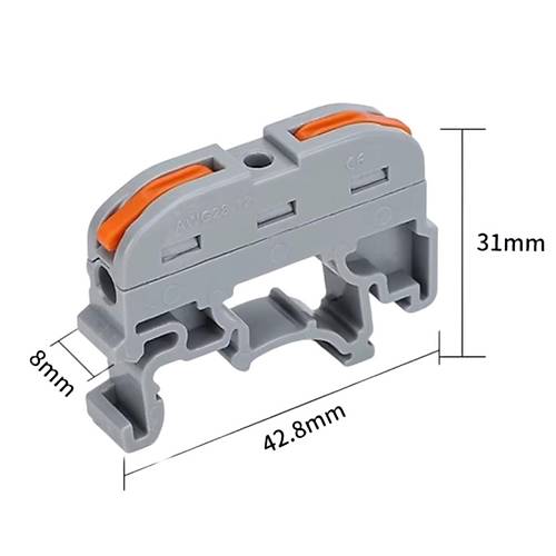IC-272A Ray Tipi Hzl Balant Klemensi Konektr 0.08-4mm2 CH-221