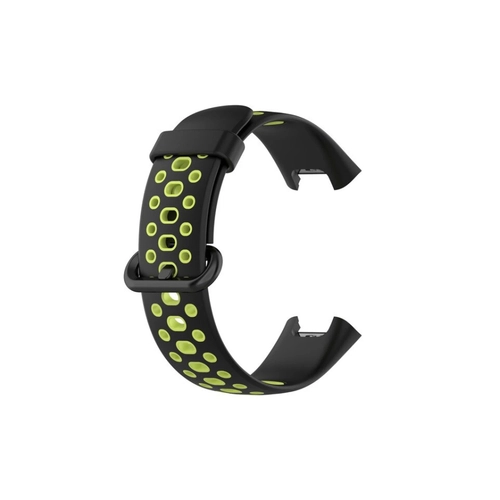 Newface Xiaomi Redmi Watch 2 Spor Delikli Kordon - Siyah-Yeil
