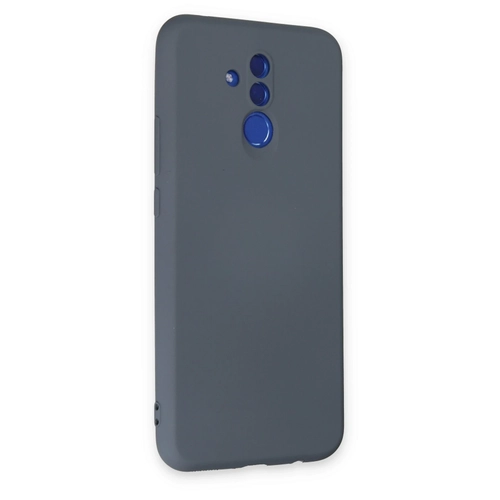 Newface Huawei Mate 20 Lite Klf Nano ii Kadife Silikon - Gri