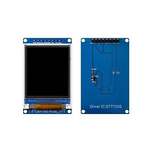 1.8'' 128x160 SPI Tam Renkli TFT LCD Ekran Modülü - ST7735S
