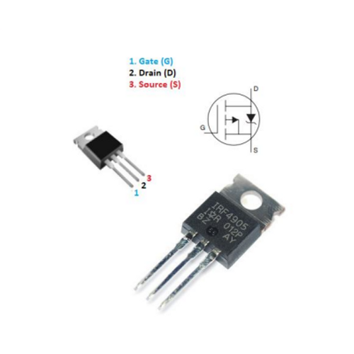 IRF4905 - 55V 74A P Kanal Mosfet - TO220