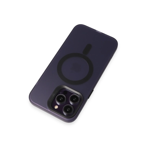 Joko iPhone 13 Pro Max Klf Mateks Magsafe Kapak - Derin Mor