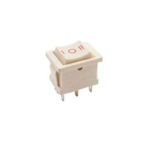 KCD1-5 ON-OFF-ON Anahtar 6-Pin - Beyaz