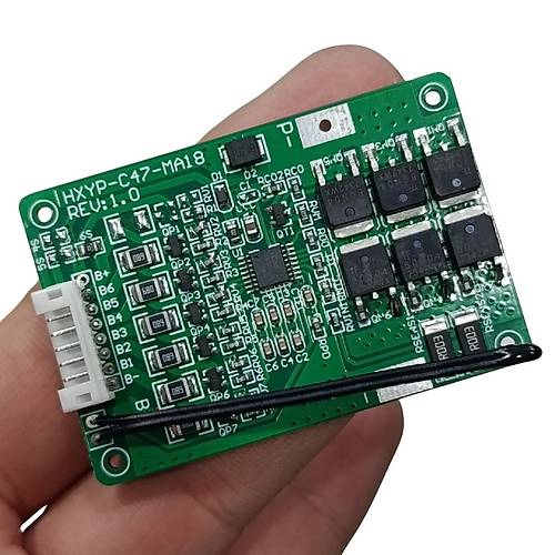 6S 20A BMS 25.2V 18650 Lityum Pil arj Koruma Devresi Termistrl