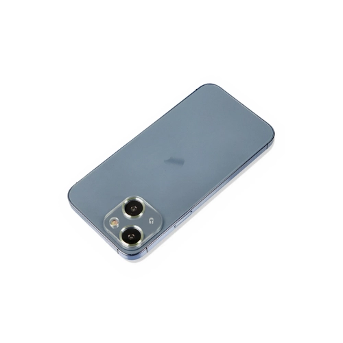 Newface iPhone 14 Plus Metal Kamera Lens Koruma Cam - Ak Yeil
