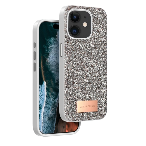 Onegif iPhone 11 Bright Simli Kapak - Gold