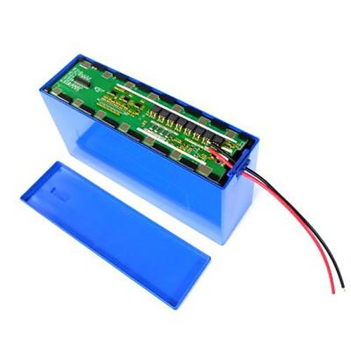 Li-ion 18650 13S 6P 48V 30A 78'li E-Bike Batarya Kutusu Seti - Mavi