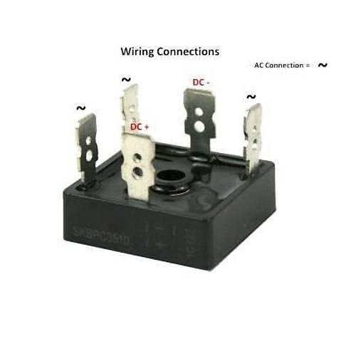 SKBPC5016 50A 1600V Trifaze Kpr Diyot 3 Faz