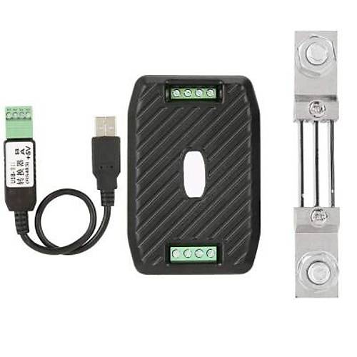 PZEM-017 0-300V 300A DC G letiim Modl + 300A nt + USB-RS485