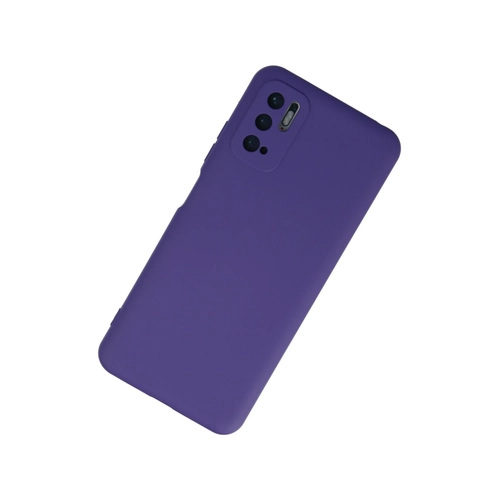 Newface Xiaomi Redmi Note 10 5G Klf Nano ii Kadife Silikon - Mor