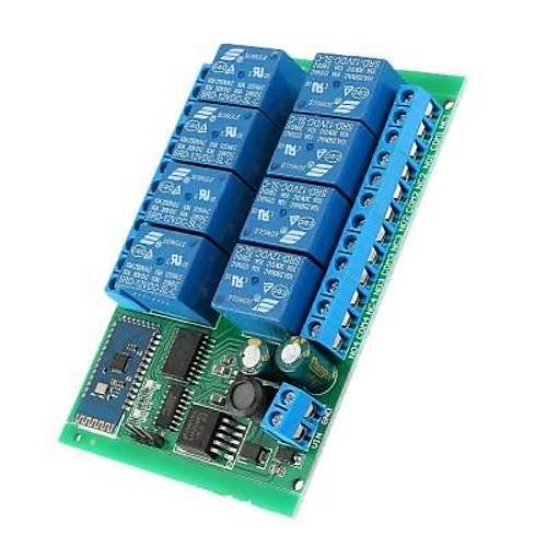 DC 12V 8 Kanal Bluetooth Rle Modl - BT21A08