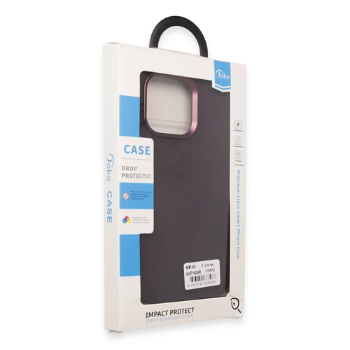 Joko iPhone 14 Pro Klf Velvet Magsafe Kapak - Derin Mor
