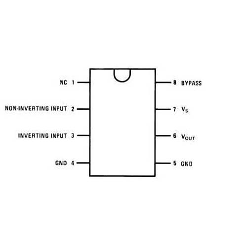 LM380N-8 DIP-8 Amplifikatör Ses Entegresi