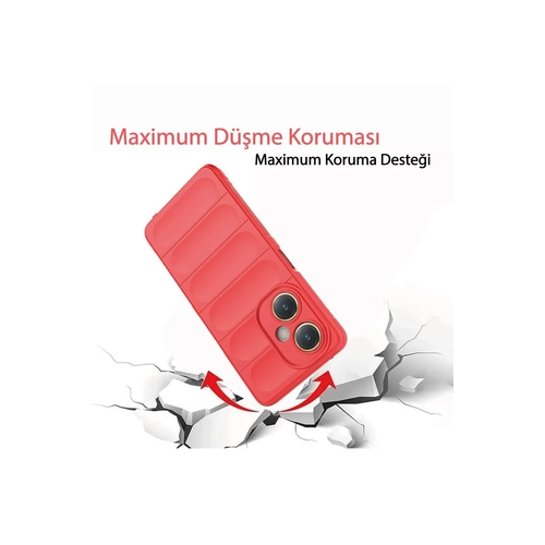 Newface Vivo Y27 Klf Optimum Silikon - Krmz