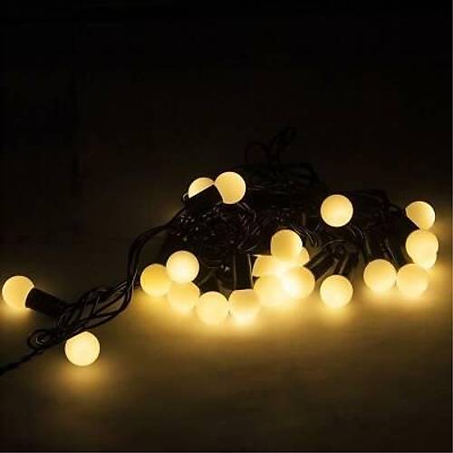 Dekoratif Sar erit Led 5 Metre - Yuvarlak Ik