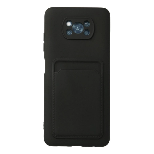 Newface Xiaomi Pocophone X3 Klf Kelvin Kartvizitli Silikon - Siyah