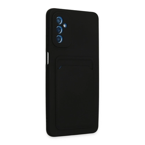 Newface Samsung Galaxy M52 5G Klf Kelvin Kartvizitli Silikon - Siyah