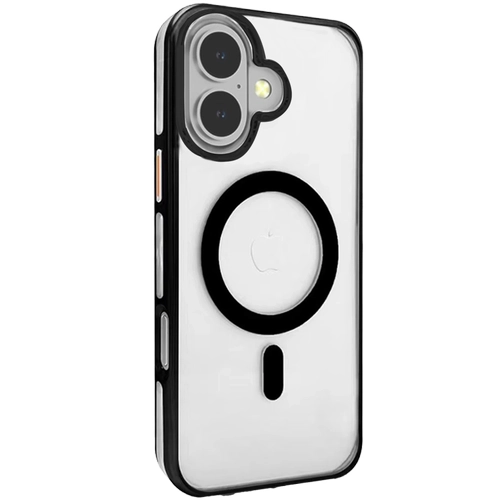Joko iPhone 16 Gleam PC Sert Magsafe Klf - effaf-Siyah