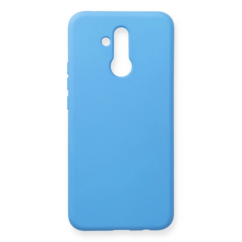 Newface Huawei Mate 20 Lite Klf Nano ii Kadife Silikon - Mavi