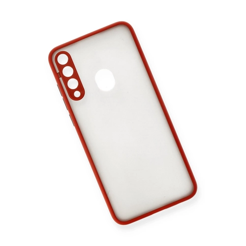 Newface Huawei Y6P Klf Montreal Silikon Kapak - Krmz