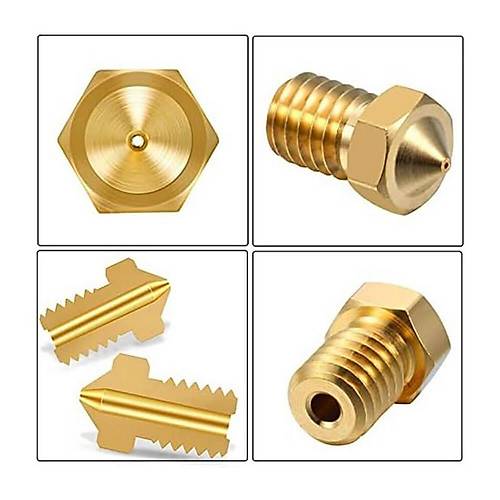 3D Yazc-Printer M6 1.75mm / 0.4mm V5-V6 Pirin Nozzle