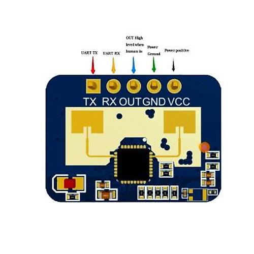 HLK-LD2410C 24Ghz Radar Hareket Alglama Sensr Modl Kiti