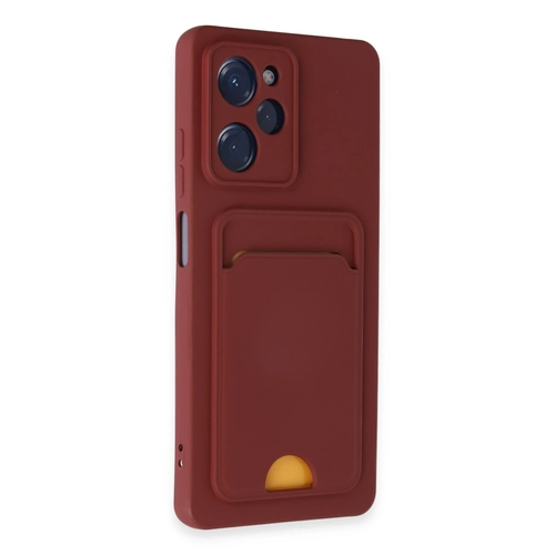 Newface Xiaomi Poco X5 Pro 5G Klf Kelvin Kartvizitli Silikon - Bordo