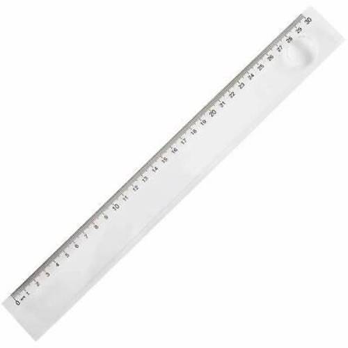Ark 30cm effaf Mercekli Cetvel