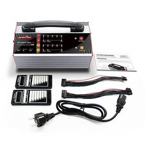 UP1200AC DUO 2X600W 15A 6-12S LiPo LiHv Pil arj Cihaz