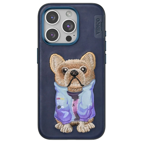 Venco iPhone 15 Pro Cute Desenli Kapak - Lacivert
