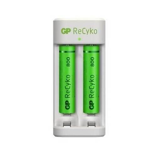 GP 2'li 800mAh AAA arj Edilebilir Pil + USB arj Cihaz