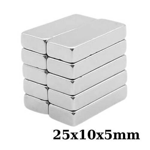 25x10x5mm Neodyum Gl Mknats - Neodim Magnet