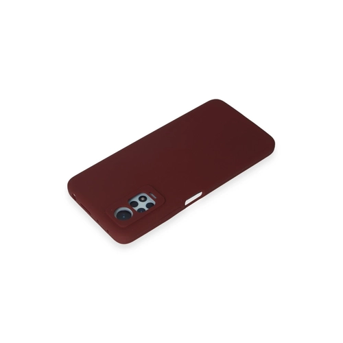 Newface Xiaomi Redmi Note 12 Pro 4G Klf Nano ii Kadife Silikon - Bordo