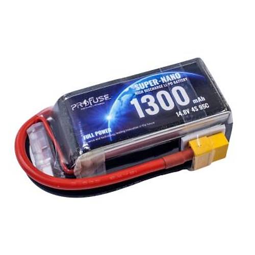 14,8V 4S 1300mAh 95C Lipo Batarya