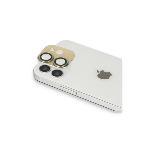 Newface iPhone 11 Pers Alminyum Kamera Lens - Gold